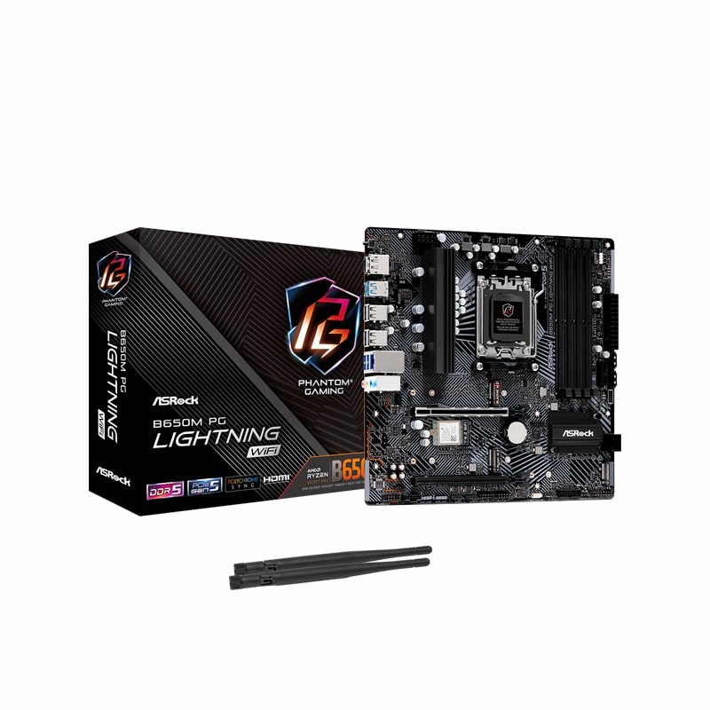 مادربرد ازراک مدل B650M PG Lightning WiFi DDR5